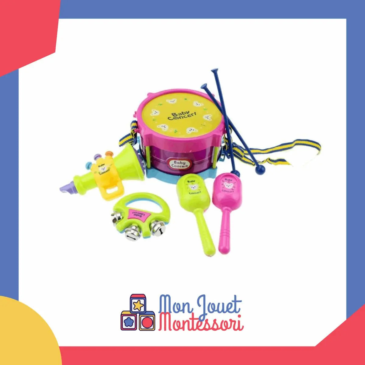 Ensemble de jouets musicaux pour stimuler l'éveil des tout-petits