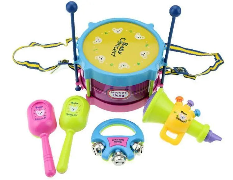 Kit complet d'éveil musical avec divers instruments pour bébé