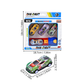 Dimensions du lanceur de voiture en alliage sur fond blanc