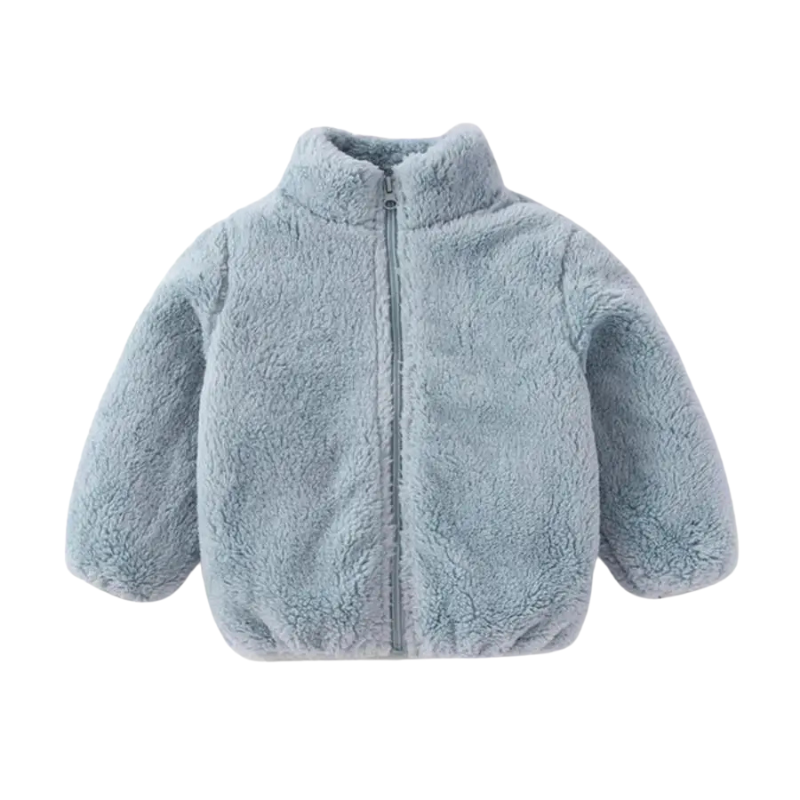 Veste enfant bleu clair, idéale pour l'hiver
