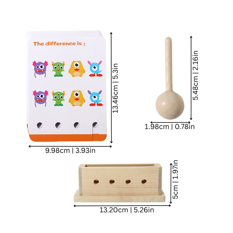 Ensemble de cartes et pièces pour jeux logiques d'enfants