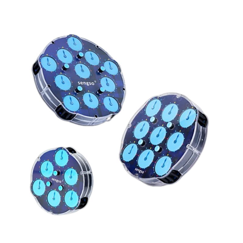 Vue de face du casse-tête Magic Clock classique