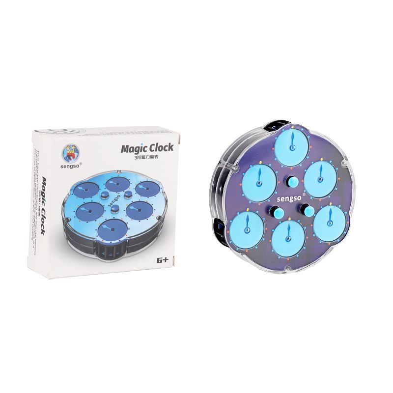 Magic Clock 3x3 avec cadrans et boutons visibles