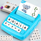 Jeu éducatif avec cartes et blocs pour apprentissage des chiffres