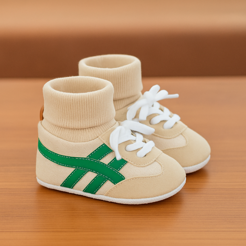 Chaussures bébé en coton doux avec semelles antidérapantes
