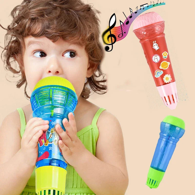 Microphone écho pour enfants en gros plan, idéal pour l'expression