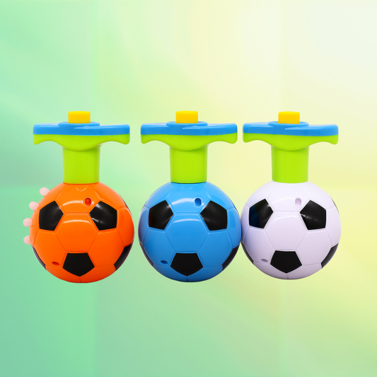 Vue principale de la balle anti-stress en forme de ballon de foot