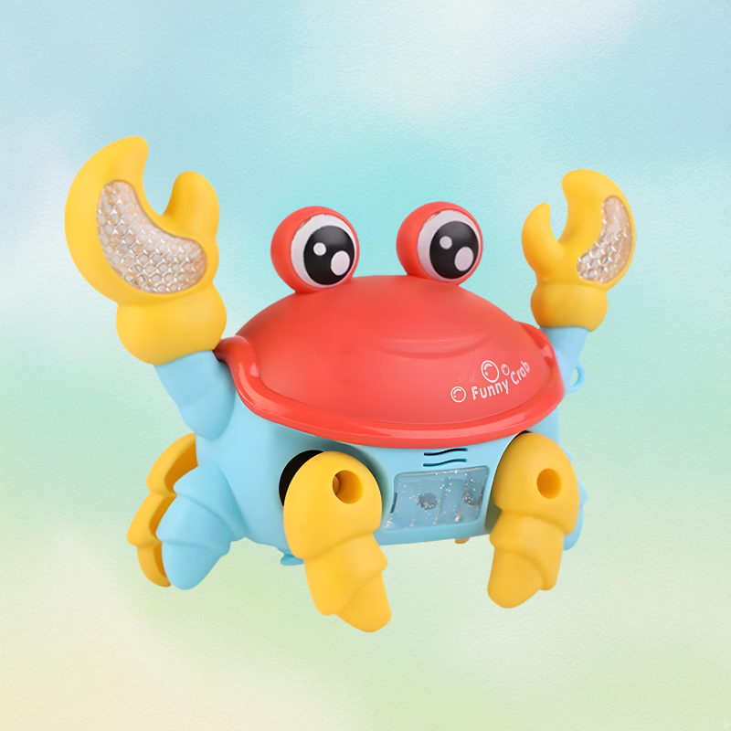 Ensemble de crabes jouets colorés avec lumières et musique
