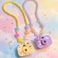 Vue d'ensemble du jouet de projection et collier
