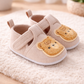 Chaussures bébé en PU souple avec semelle antidérapante vue de face