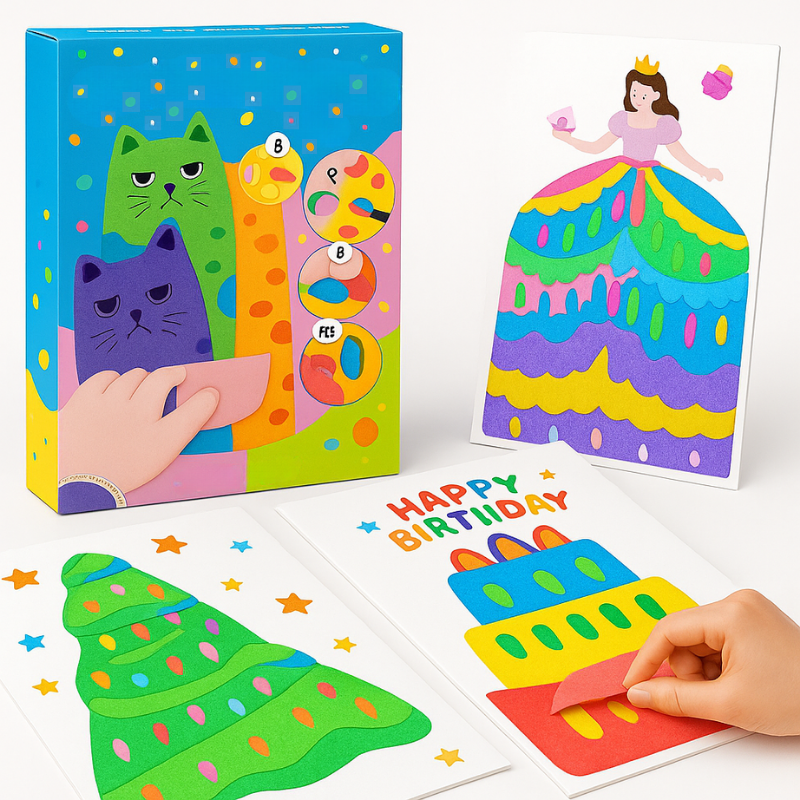Ensemble complet de peinture pour enfants avec accessoires variés