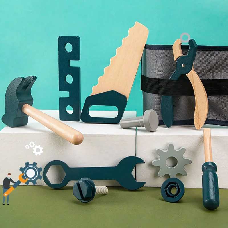 Ensemble de jeu de rôle éducatif pour enfants avec outils variés