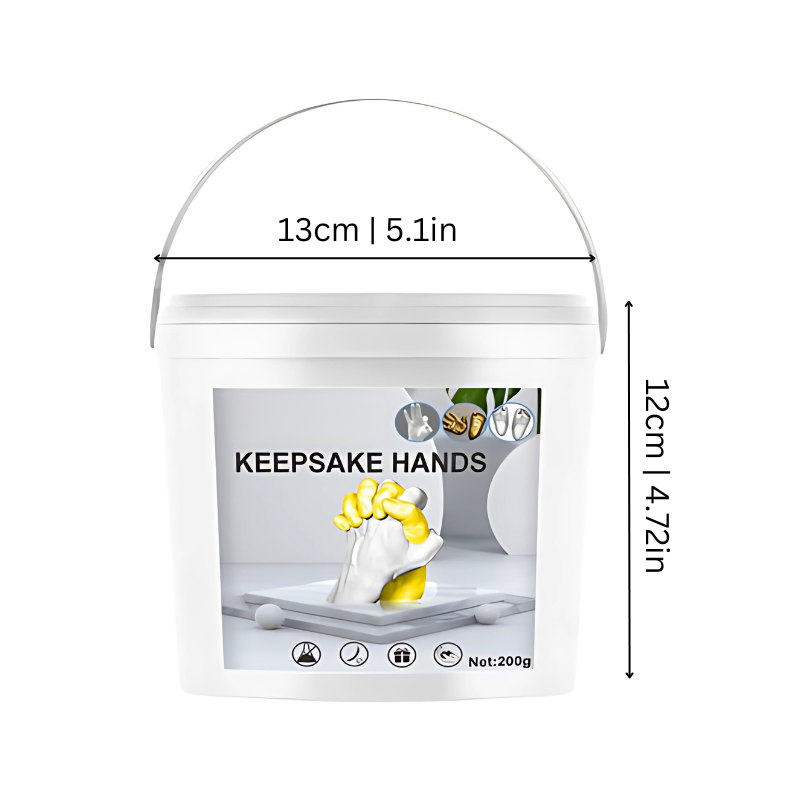 Kit de moulage bébé avec poudres et accessoires inclus