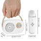 Système de karaoké portable avec deux micros et Bluetooth
