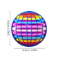 Boule LED anti-gravité flottant dans les airs, lumière colorée