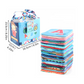 Ensemble de cartes alphabet en coton doux sur fond blanc