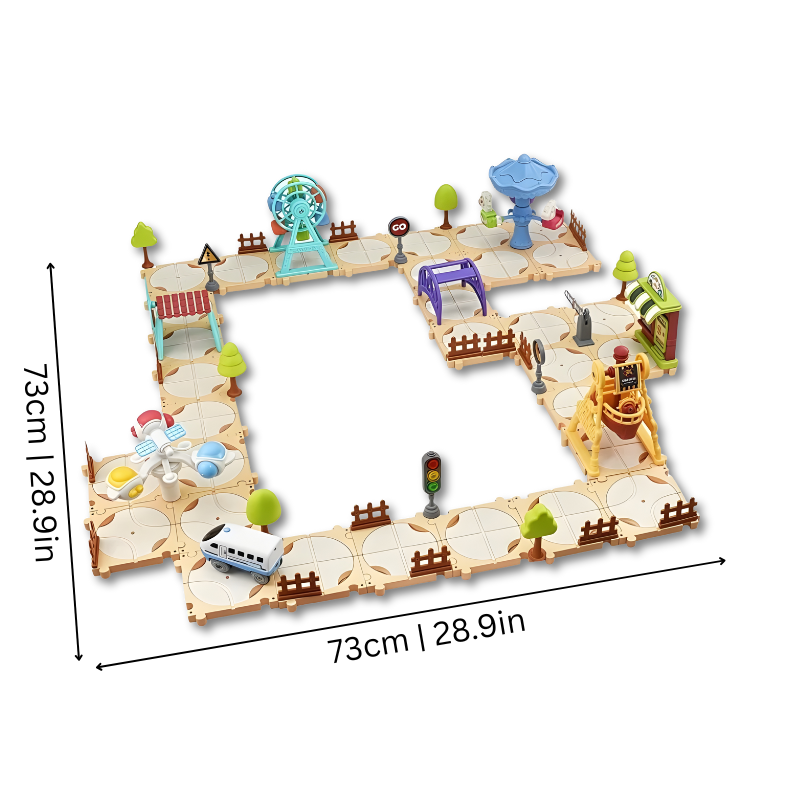 Ensemble de pièces en ABS pour construction créative
