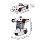 Voiture de police transformable en robot avec lumières LED