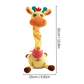 Jouet girafe dansante avec lumières et musique activée