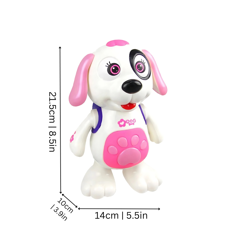 Jouet chien dansant avec lumières et sons réalistes