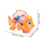 Jouet poisson musical avec lumières LED allumées
