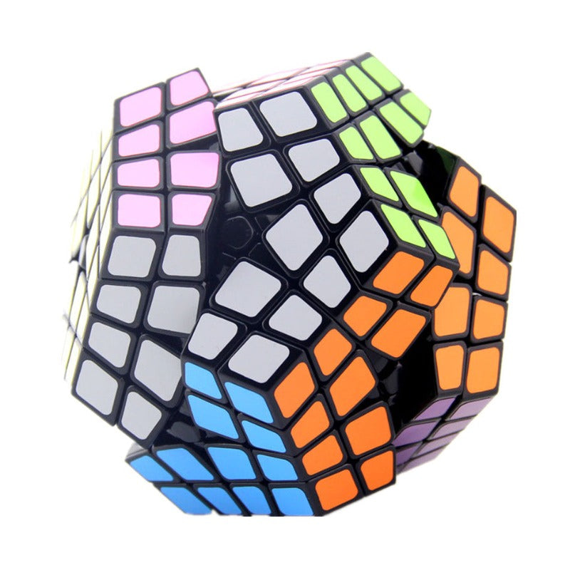 Vue de face du Master Kilominx avec ses 32 faces colorées