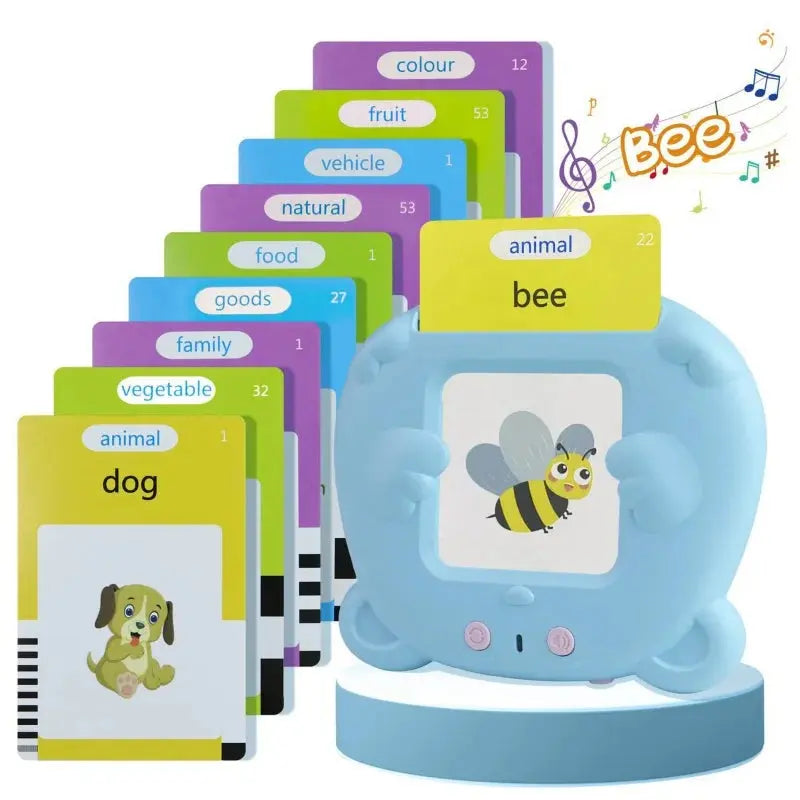 Cartes éducatives illustrées pour apprentissage des mots