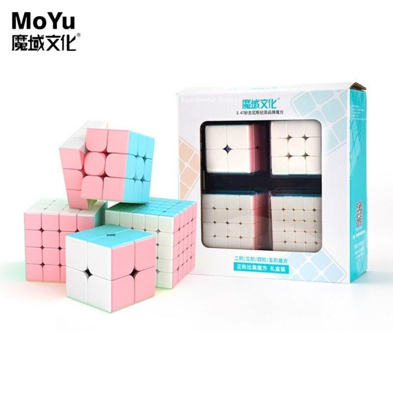 Cubes de vitesse empilés, montrant différentes tailles