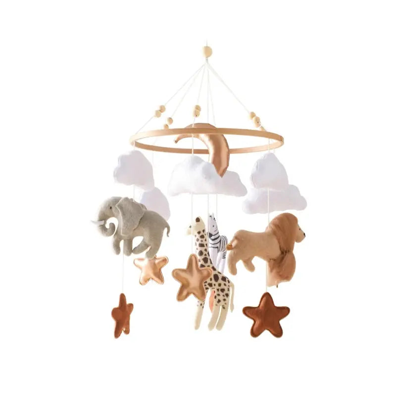 Mobile en Bois pour Bébé mobile bois pour berceau finitions visibles vue 15