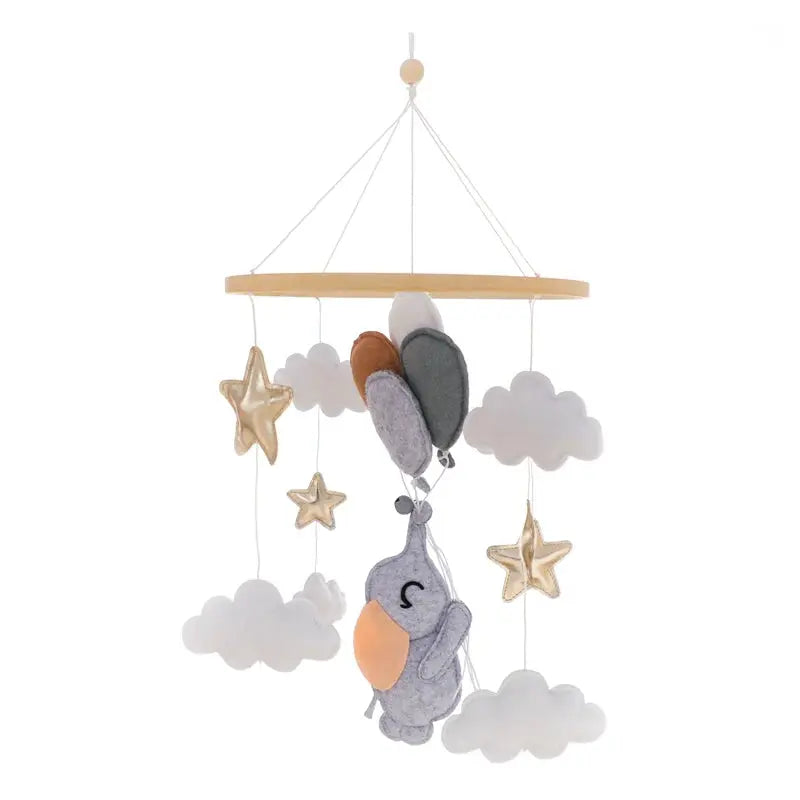 Mobile en Bois pour Bébé mobile bois pour berceau finitions visibles vue 23