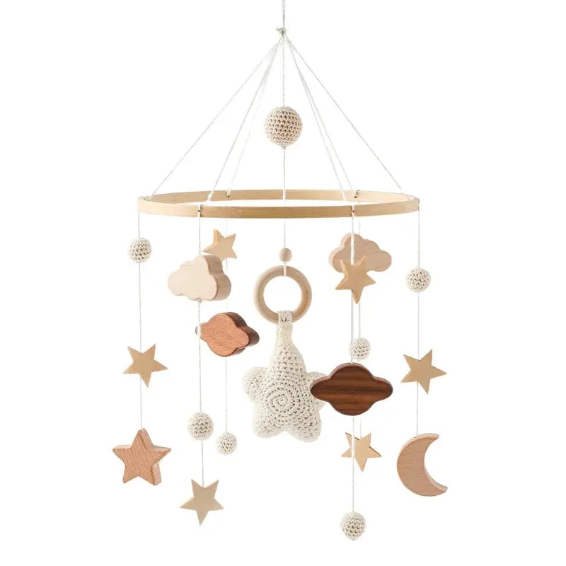 Mobile en Bois pour Bébé mobile bois pour berceau vue rapprochée vue 24