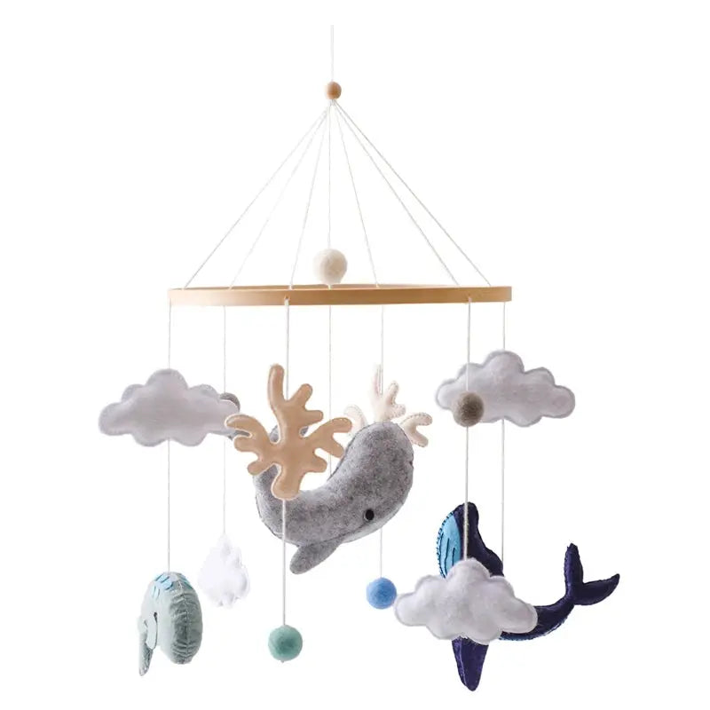 Mobile en Bois pour Bébé mobile bois pour berceau vue d'ensemble
