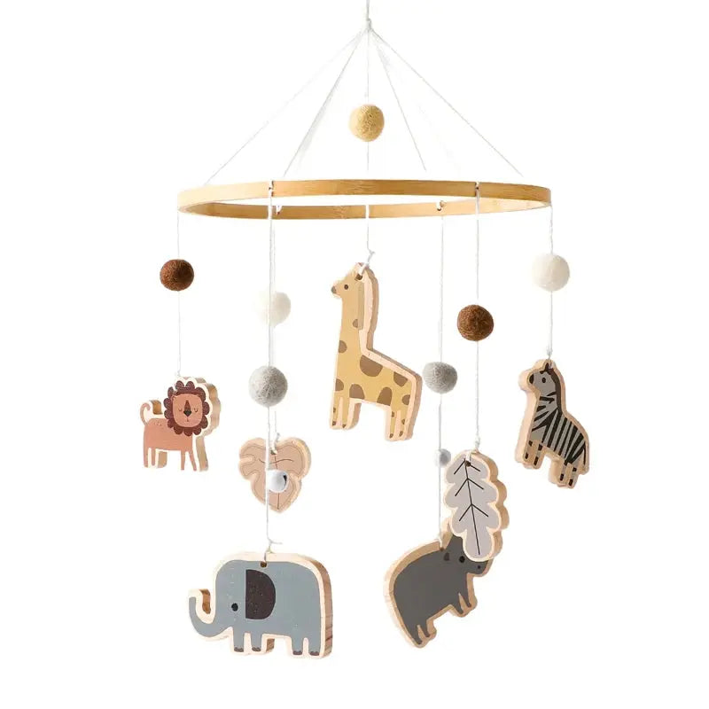 Mobile en Bois pour Bébé mobile bois pour berceau finitions visibles vue 31