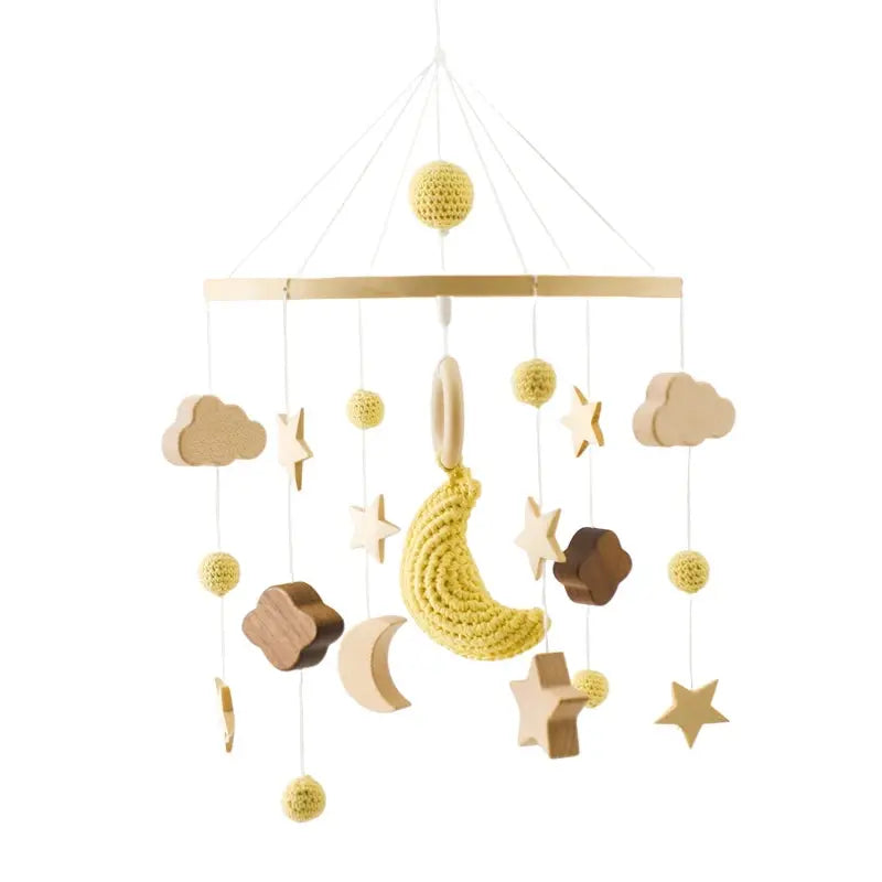 Mobile en Bois pour Bébé mobile bois pour berceau vue rapprochée vue 32