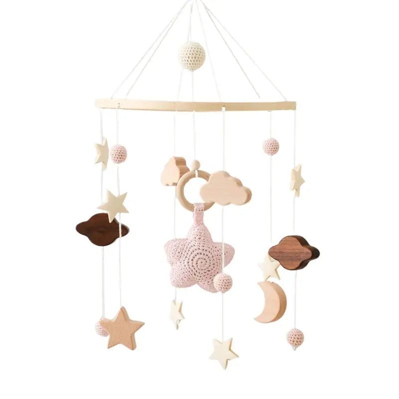 Mobile en Bois pour Bébé mobile bois pour berceau vue de détail vue 9
