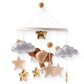 Mobile en Bois pour Bébé mobile bois pour berceau vue latérale vue 36