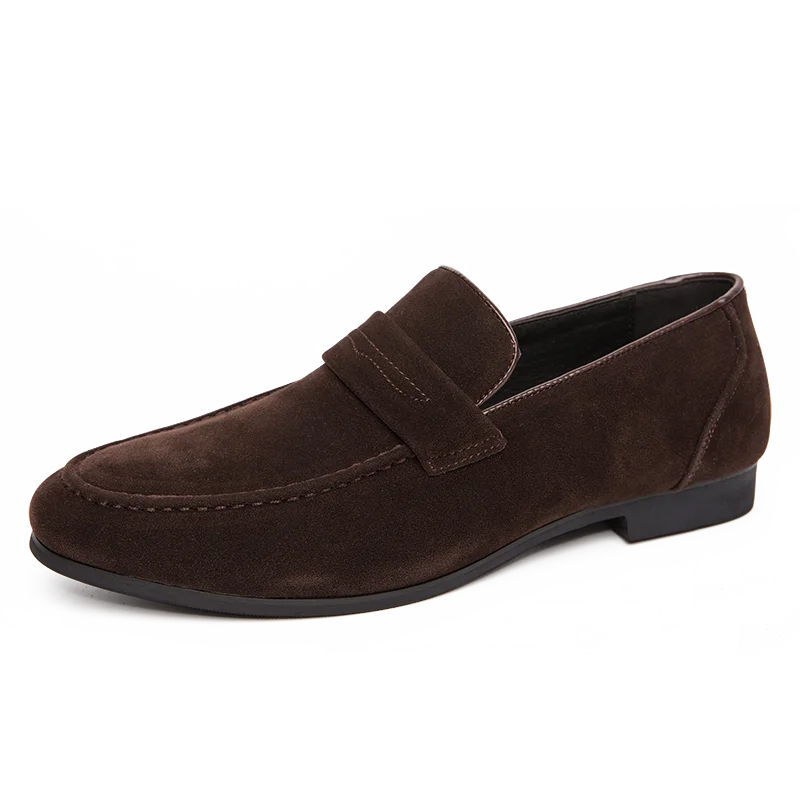Vue arrière des mocassins montrant le talon renforcé