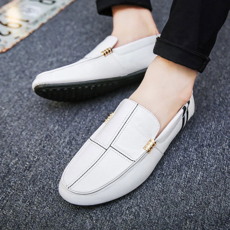 Mocassins confortables avec semelle antidérapante visible
