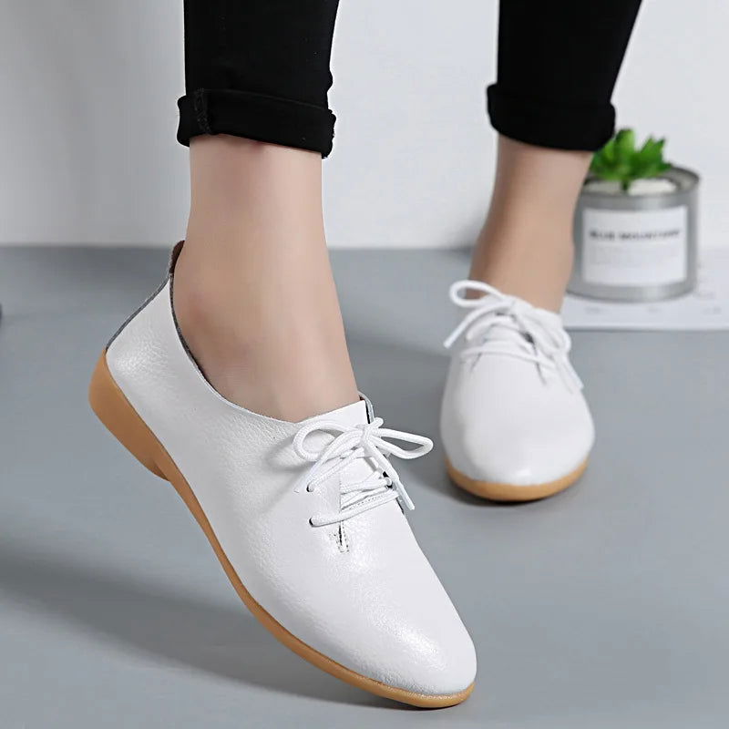 Semelle souple des mocassins, idéale pour une marche confortable