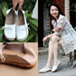 Mocassins Femme Cuir Nœud mocassins femme chic avec finitions visibles