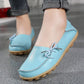 Mocassins Femme Cuir Nœud mocassins femme chic avec vue de face