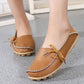 Mocassins Femme Cuir Nœud mocassins femme chic avec vue du matériau vue 17