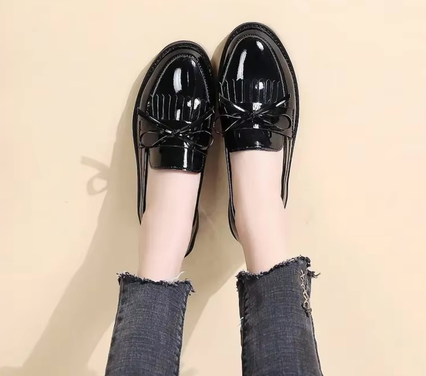 Mocassins Vernis Femme Franges mocassins femme vernis avec vue latérale vue 18