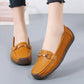 Vue arrière des mocassins avec finition soignée