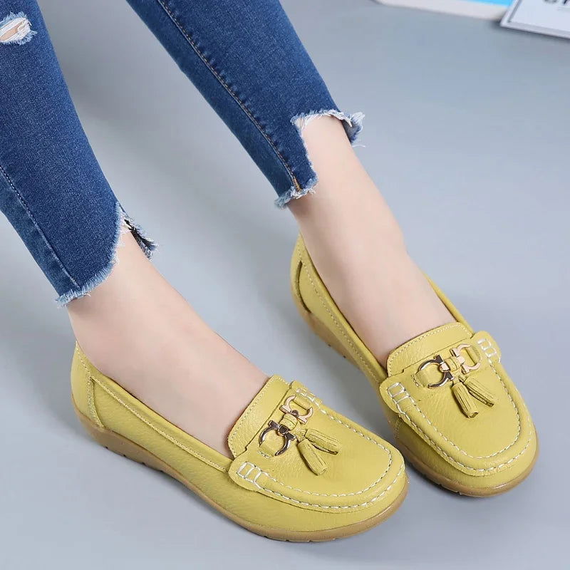 Doublure respirante des mocassins pour confort optimal