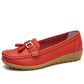 Mocassins en simili cuir, style intemporel