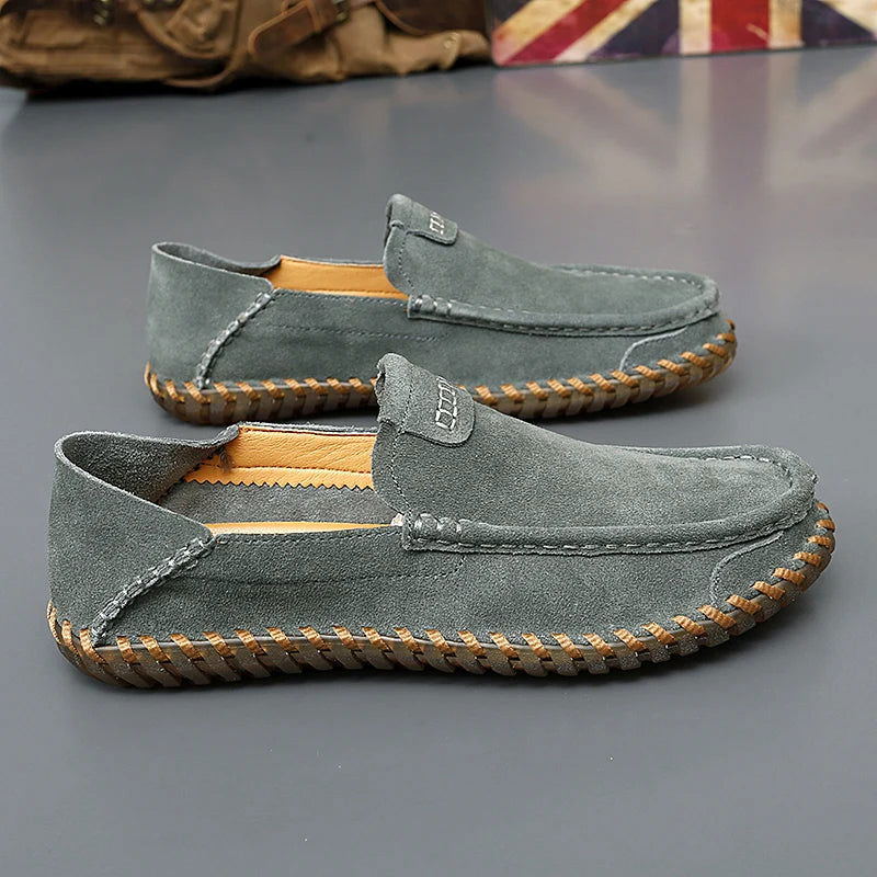 Mocassins en daim avec doublure respirante, vue intérieure