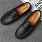 Chaussures faciles à enfiler, cuir souple et confortable