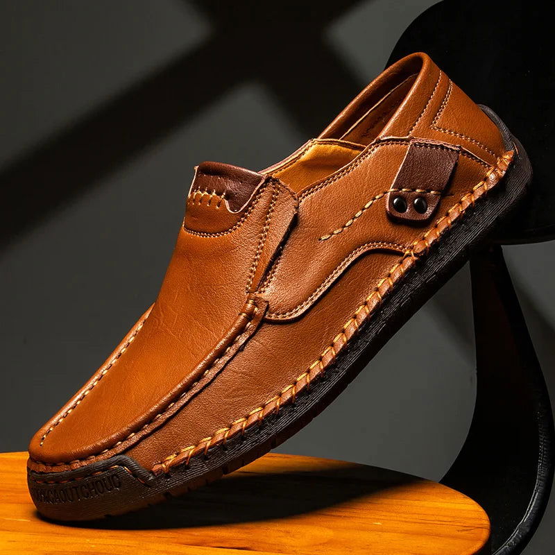Mocassins Cuir Homme mocassins homme cuir finition vue du matériau vue 25
