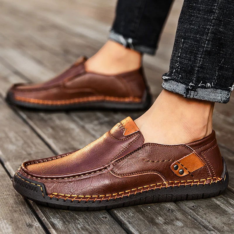 Mocassins Cuir Homme mocassins homme cuir finition vue d'ensemble